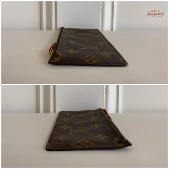 Authentic Louis Vuitton Monogram Coated Canvas Josephine Wallet Zippered Insert - Picture 6 of 10